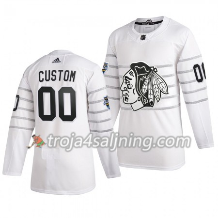 Chicago Blackhawks tröja Customized Vit Adidas 2020 All-Star Authentic - NHL Tröjor Herr Chicago Blackhawks tröja Customized Vit Adidas 2020 All-Star Authentic - NHL Tröjor Herr